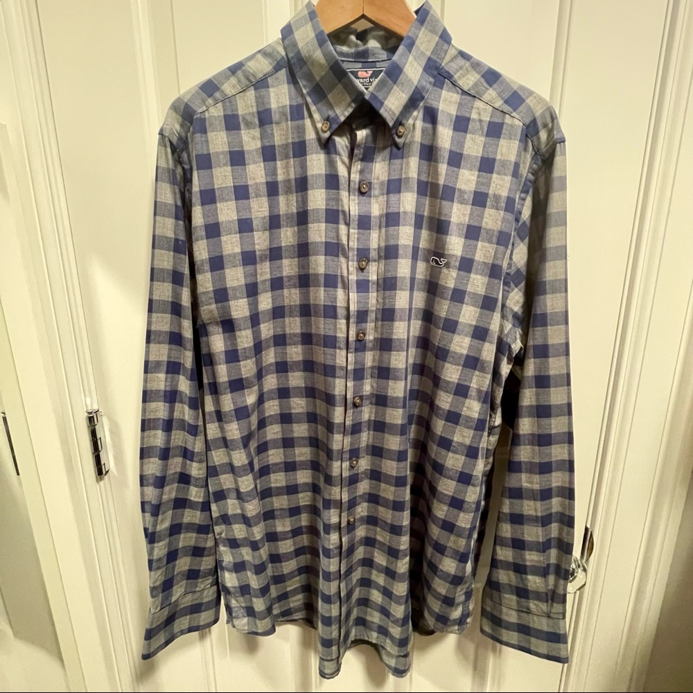 Vineyard Vines Men’s Slim Fit Whale Shirt, L